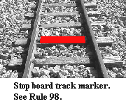 dr track marker stop board